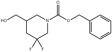 3,3-二氟-5-(羟甲基)哌啶-1-羧酸苄酯, 1356339-31-5, 结构式