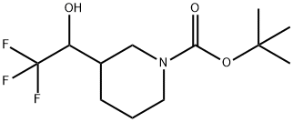 tert-butyl 3-(2,2,2-trifluoro-1-hydroxyethyl)piperidine-1-carboxylate|tert-butyl 3-(2,2,2-trifluoro-1-hydroxyethyl)piperidine-1-carboxylate