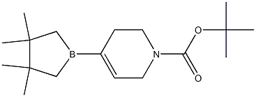 tert-butyl 4-(3,3,4,4-tetraMethylborolan-1-yl)-5,6-dihydropyridine-1(2H)-carboxylate Structure