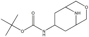 exo-7-(Boc-aMino)-3-oxa-9-aza-bicyclo[3.3.1]nonane, 1638683-57-4, 结构式