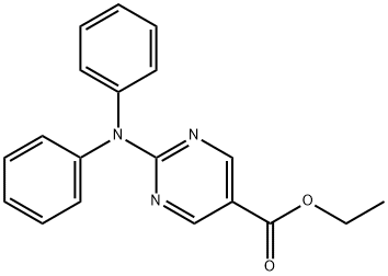 Ethyl-2-(diphenylaMino)pyriMidine-5-carboxylate Struktur