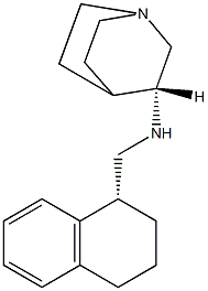 (R)-N-(1-((R)-1,2,3,4-四氢萘基)甲基)-3-奎宁胺 结构式