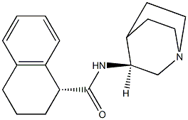(S)-N-((R)-quinuclidin-3-yl)-1,2,3,4-tetrahydronaphthalene-1-carboxaMide Structure