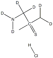 2-Methyl-2-thiopropylaMine-d6 Hydrochloride Structure