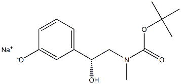 N-Boc-(R)-Phenylephrine SodiuM Salt Structure