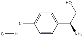 (S)-2-AMINO-2-(4-CHLOROPHENYL)ETHANOL HYDROCHLORIDE, , 结构式