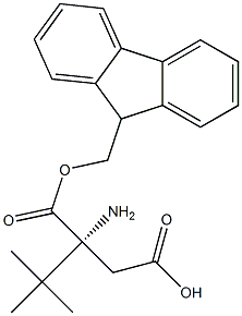 (R,S)-FMoc-3-aMino-3-(tert-butyl)propionic acid Structure