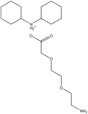 Z-8-AMino-3,6-dioxaoctanoic acid dicyclohexylaMine salt Structure