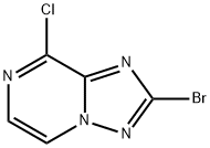 2-BroMo-8-chloro-[1,2,4]triazolo[1,5-a]pyrazine Structure