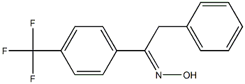 (E)-2-Phenyl-1-(4-(trifluoroMethyl)phenyl)ethanone OxiMe,,结构式
