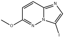 3-Iodo-6-Methoxy-iMidazo[1,2-b]pyridazine Structure