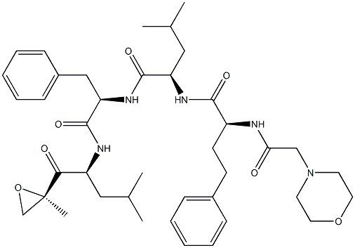  (R)-4-甲基-N-((R)-1-(((S)-4-甲基-1-((R)-2-甲基环氧乙烷-2-基)-1-氧代戊烷-2-基基)氨基)-1-氧代-3-苯基丙-2-基)-2-((S)-2-(2-吗啉代)-4-苯基丁酰胺基)戊酰胺