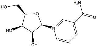 3-carbaMoyl-1-((2R,3S,4R,5R)-3,4-dihydroxy-5-(hydroxyMethyl)tetrahydrofuran-2-yl)pyridiniuM Structure