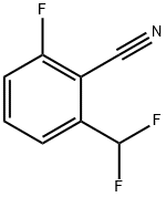 2-(difluoroMethyl)-6-fluorobenzonitrile Struktur
