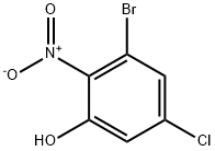 3-溴-5-氯-2-硝基苯酚,1936363-37-9,结构式