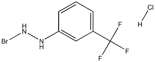 2-溴-5-三氟甲基苯肼盐酸盐,,结构式