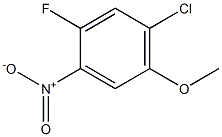 3-硝基-4-氟-6-氯苯甲醚 结构式