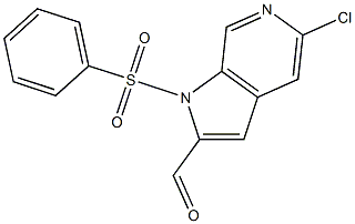 5-Chloro-1-(phenylsulfonyl)-6-azaindole-2-carbaldehyde