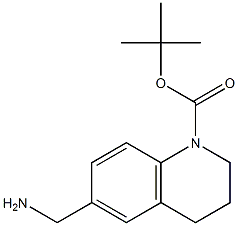 tert-Butyl 6-(aMinoMethyl)-3,4-dihydroquinoline-1(2H)-carboxylate Structure