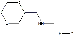 [1,4]Dioxan-2-ylMethyl-Methyl-aMine hydrochloride Struktur
