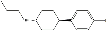 4PCI(1-碘-4-(反式-4-丁基环己基)苯), , 结构式