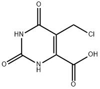 5-(chloroMethyl)-2,6-dioxo-1,2,3,6-tetrahydropyriMidine-4-carboxylic acid Struktur