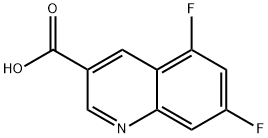 ethyl 5,7-difluoroquinoline-3-carboxylate Structure