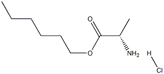 L-Alanine hexyl ester HCl 化学構造式