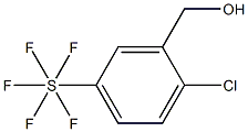 2-Chloro-5-(pentafluorothio)benzyl alcohol, 97% Struktur