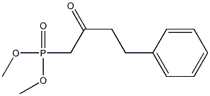 (2-Oxo-4-phenyl-butyl)-phosphonic acid diMethyl ester Struktur
