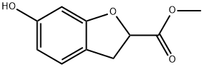 Methyl 6-Hydroxy-2,3-dihydrobenzofuran-2-carboxylate Struktur