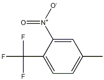 2-硝基-4-甲基三氟甲苯, , 结构式