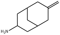 7-亚甲基双环[3.3.1]壬烷-3-胺, 872598-40-8, 结构式