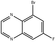 5-BroMo-7-fluoroquinoxaline Structure