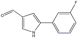 5-(3-fluorophenyl)-1H-pyrrole-3-carbaldehyde Structure