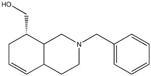 ((8S)-2-benzyl-1,2,3,4,4a,7,8,8a-octahydroisoquinolin-8-yl)Methanol Struktur
