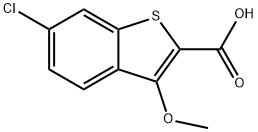 6-氯-3-甲氧基苯并[B]噻吩-2-羧酸, 1624260-45-2, 结构式