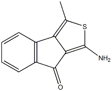 1-AMino-3-Methyl-8H-indeno[1,2-c]thiophen-8-one,1632286-17-9,结构式