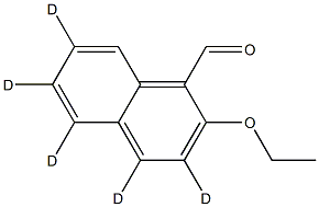2-Ethoxynaphthaldehyde-d5 Structure