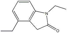 1,4-Diethylindolin-2-one Structure