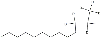 2-Methyltridecane-d6 Struktur