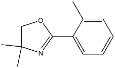 4,5-Dihydro-4,4-diMethyl-2-(2-Methylphenyl)oxazole Structure
