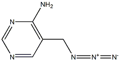 5-(AzidoMethyl)pyriMidin-4-aMine Structure