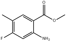 Methyl 2-aMino-4-fluoro-5-Methylbenzoate Structure