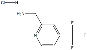 (4-TrifluoroMethyl-pyridin-2-yl)MethylaMine hydrochloride Structure
