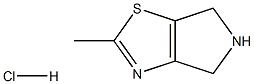 2-Methyl-5,6-dihydro-4H-pyrrolo[3,4-d]thiazole hydrochloride Structure