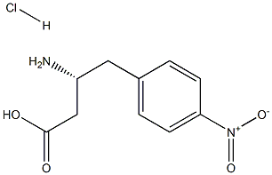 4-Nitro-L-b-hoMophenylalanine hydrochloride 化学構造式