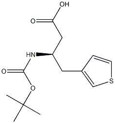 Boc-(3-thienyl)-L-b-hoMoalanine Struktur
