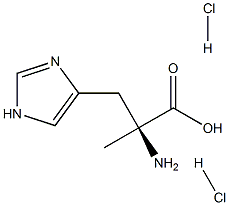 DL-a-Methylhistidine dihydrochloride Structure