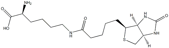 Ne-Biotinyl-L-lysine Structure